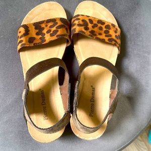 Cheetah Wedge sandals